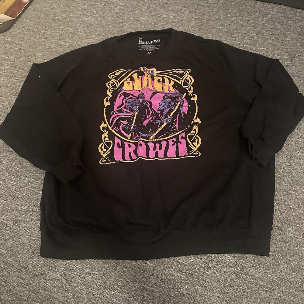 Women's The Black Crowes Graphic Sweatshirt - Black Size 2X